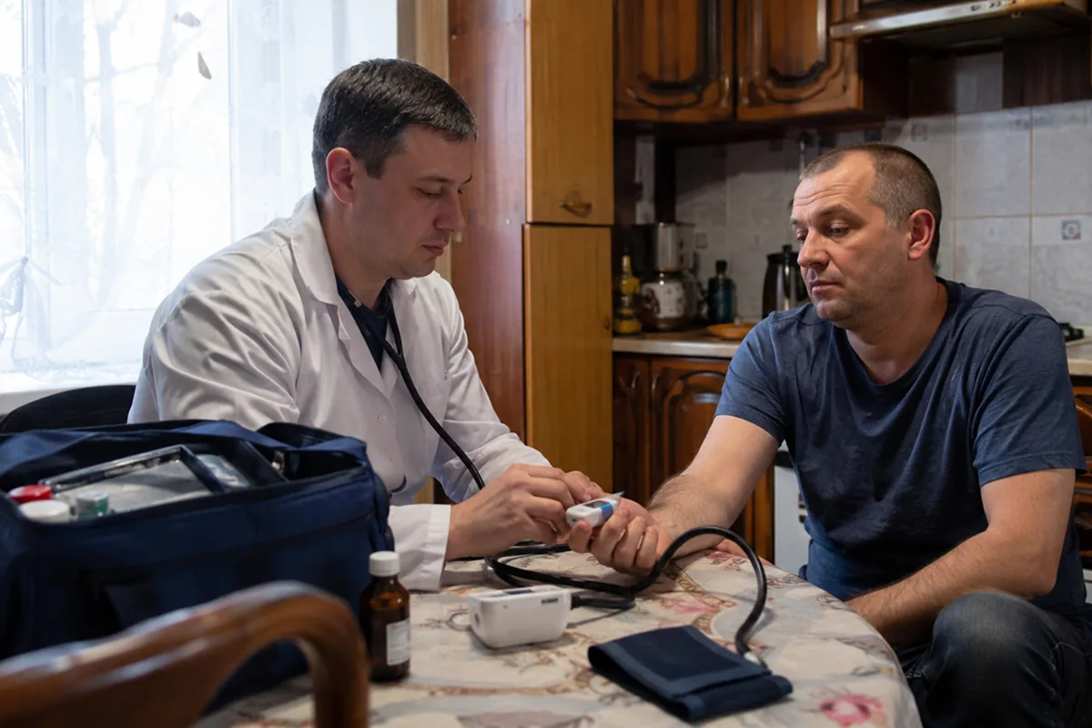Медицинский персонал в клинике